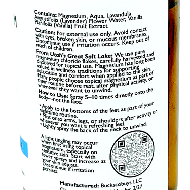 Magnesium Spray - Lavender Vanilla